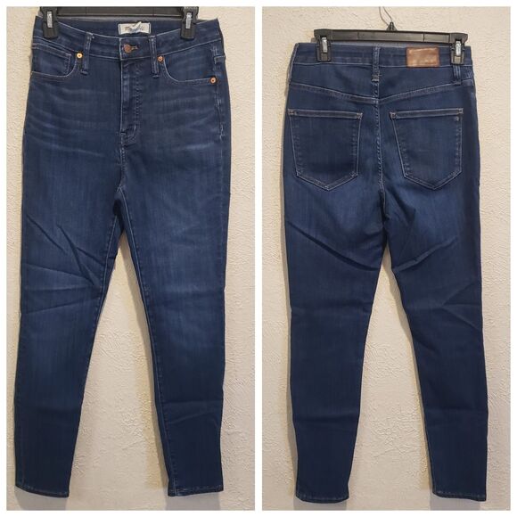 Madewell Curvy High- Rise Skinny Jeans Women’s Size 26 Denim Blue - Picture 1 of 11